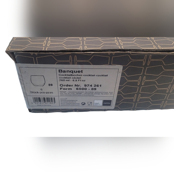 Schott Zwiesel Banquet 8.8oz Cocktail Glasses - Picture 5 of 13